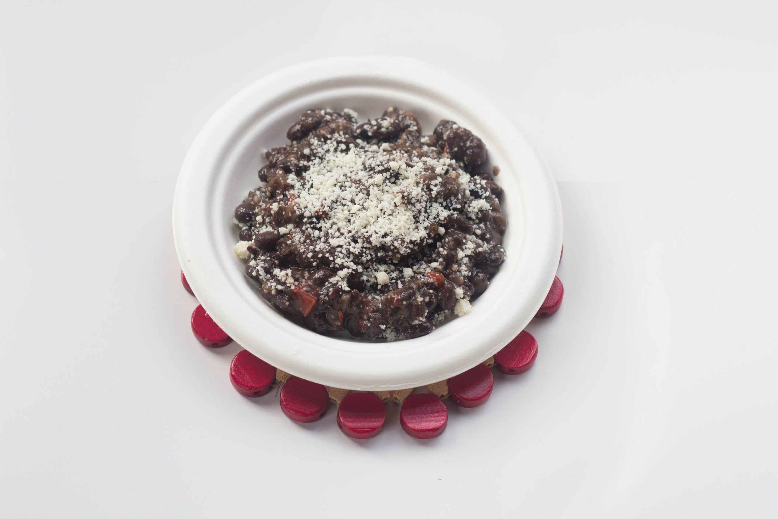 Black Beans and Cotija Cheese.