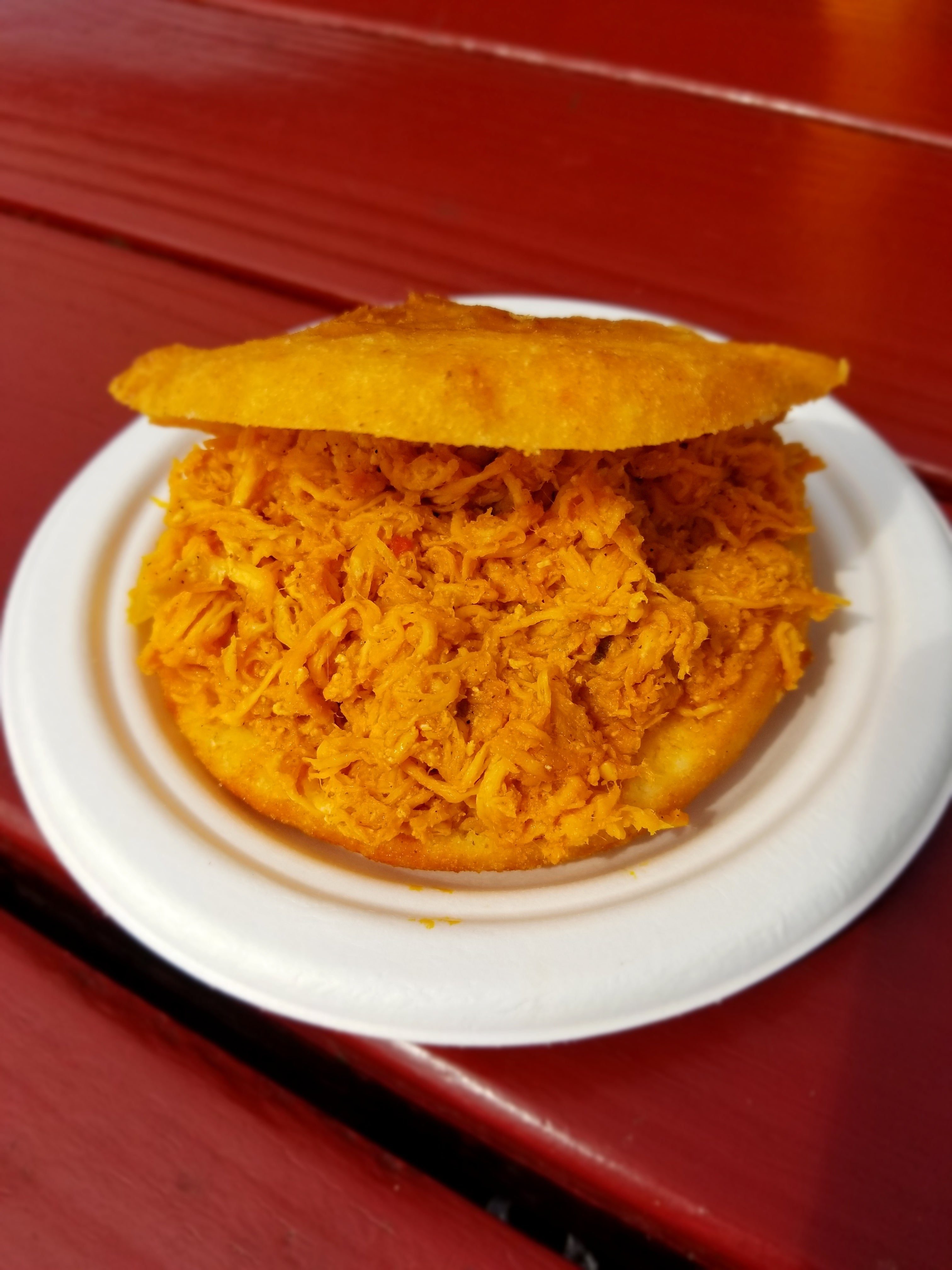 Chicken Arepa (H. Hour).