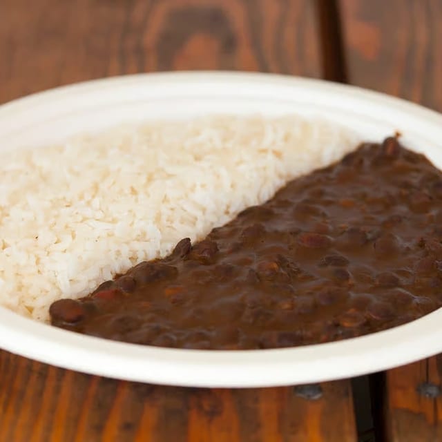 Black Beans with Rice.
