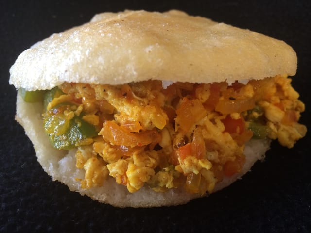 Arepa Perico.