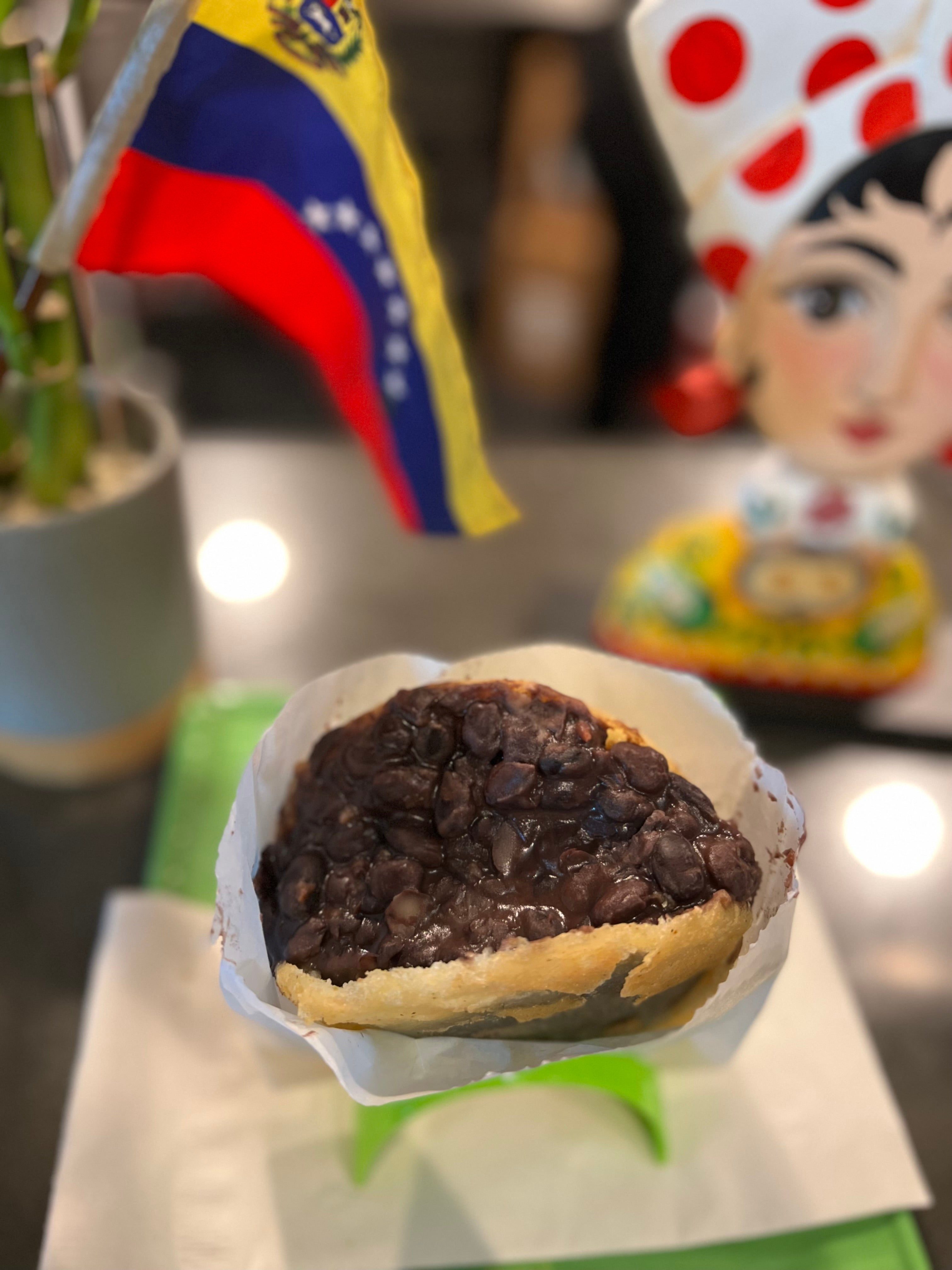 Black Bean Arepa (H. Hour).