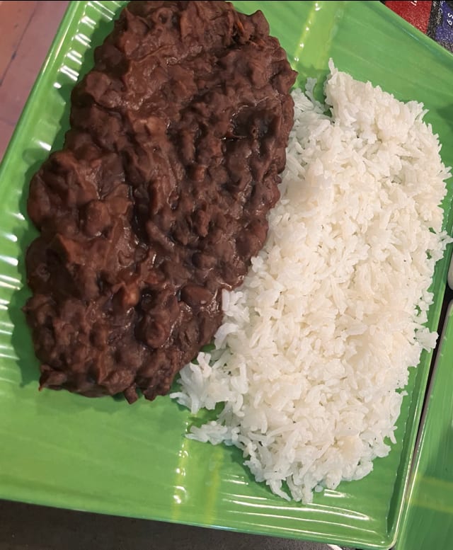 Black Beans and Rice.